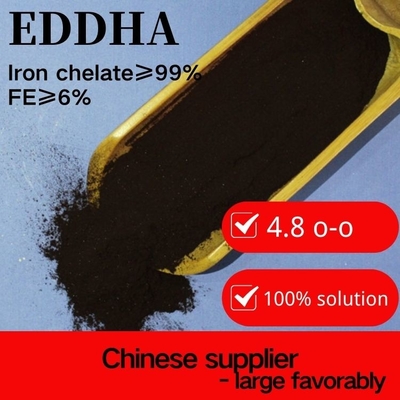 Eddha Fe 6% Chelated Iron Fertilizer For Agriculture Microelement Iron Supplement